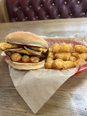 Another great breakfast   at Nice Burger in Stanton