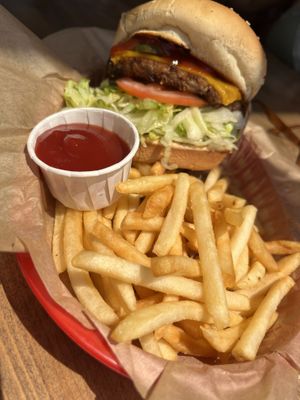 Nice Burger and friend fries   at Nice Burger in Stanton
