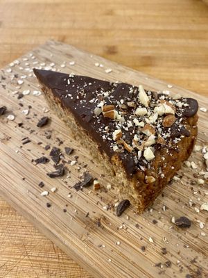 Torta vegana home-Made at River Oglio Bike Bar in Darfo Boario Terme