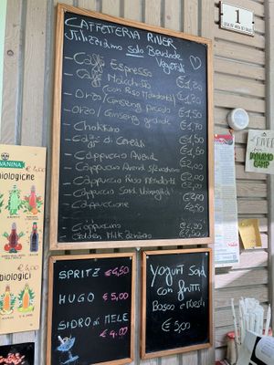 Coffee menu  at River Oglio Bike Bar in Darfo Boario Terme