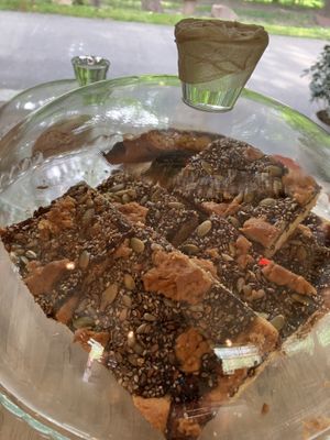 Crumble cake  at River Oglio Bike Bar in Darfo Boario Terme