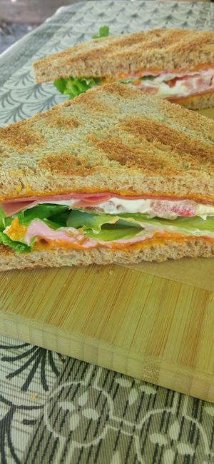 Toast at River Oglio Bike Bar in Darfo Boario Terme