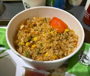 Arroz frito vegano  at Bamboo in Madrid