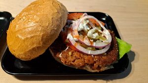Beyond Meat Burger at Pop's Burger in Esslingen
