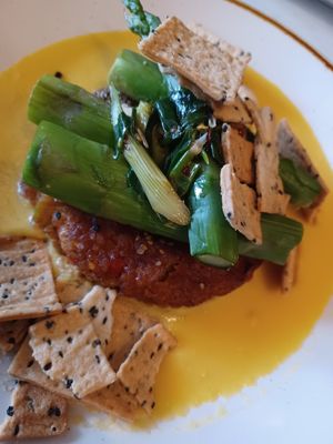 Dish of the day at VIERNULVIER in Ghent