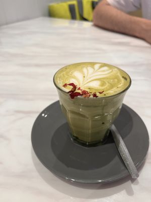 Matcha latte   at Cafe Vianee in Miranda