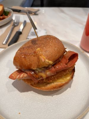 Vegan Brekky roll  at Cafe Vianee in Miranda