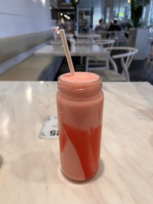 Strawberry milkshake   at Cafe Vianee in Miranda