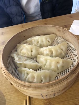 Tofu steamed dumplings   at The Little Dumpling House in Newcastle Upon Tyne