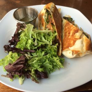 fried chicken sandwich at Seasoned Vegan in New York City