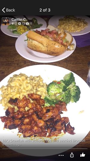 BBQ Crawfish 🦞  at Seasoned Vegan in New York City