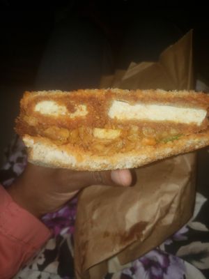 Fried Tofu Korean BBQ Sandwich at Sweet Pea Cafe in Tallahassee