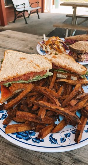 buffalo tofu  at Sweet Pea Cafe in Tallahassee