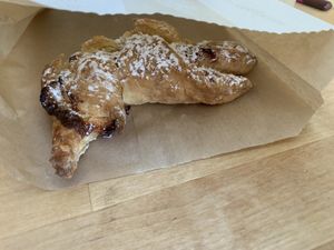 Almond pinwheel  at Sweet Pea Cafe in Tallahassee