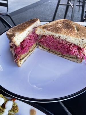 Tempeh Reuben   at Sweet Pea Cafe in Tallahassee
