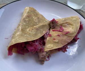 Tempeh sandwich - would have been better on GF bread   at Sweet Pea Cafe in Tallahassee