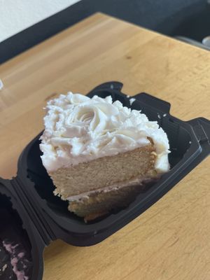 Lavender cake   at Sweet Pea Cafe in Tallahassee