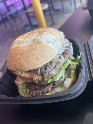 Big Mac was so good   at Sweet Pea Cafe in Tallahassee