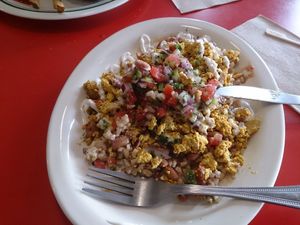 Tofuevos Rancheros
(hold the cheeze on this one)
EXCELLENT! at Sweet Pea Cafe in Tallahassee