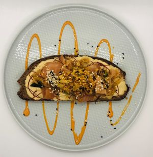 Kimchi-Brot at Kaffeemacherei in Frankfurt