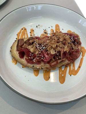 kimchi bread   at Kaffeemacherei in Frankfurt