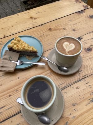 Pflaume Mohn Kuchen  at Kaffeemacherei in Frankfurt