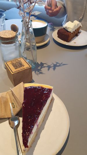 Cheesecake at Kaffeemacherei in Frankfurt