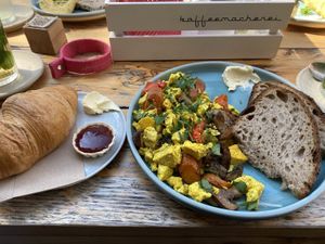 The croissant is one the best I've had at Kaffeemacherei in Frankfurt