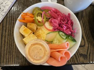 Bahn Mi Bowl at UpRising bakery & cafe in Lake In The Hills
