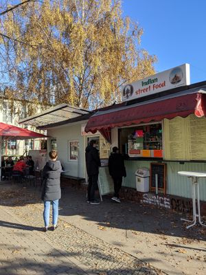 The restaurant at Indian Street Food in Berlin
