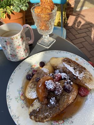 French toast  at The Peach Blossom Eatery in Newark
