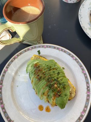 Breakfast toast  at The Peach Blossom Eatery in Newark