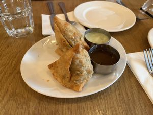 Samosa  at Sagar Vegan & Vegetarian Restaurant - Leicester Square in South West London