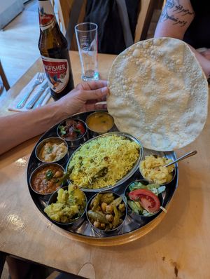 Thali at Sagar Vegan & Vegetarian Restaurant - Leicester Square in South West London