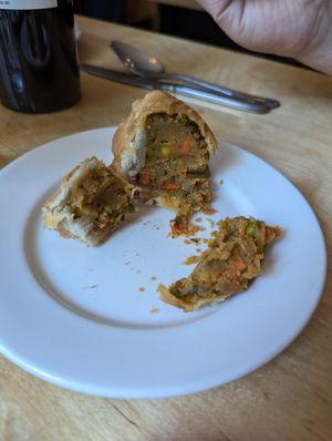 Samosa at Sagar Vegan & Vegetarian Restaurant - Leicester Square in South West London
