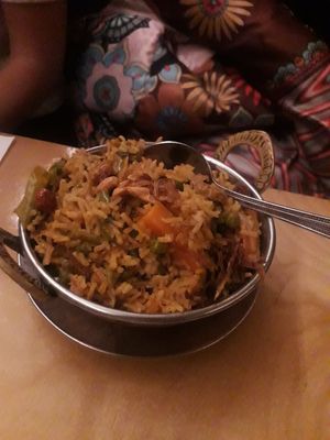 Vegetable Biriyani at Sagar Vegan & Vegetarian Restaurant - Leicester Square in South West London
