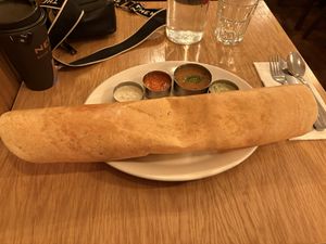 Masala dosa  at Sagar Vegan & Vegetarian Restaurant - Leicester Square in South West London