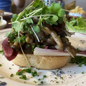 The vegan dish  at Fanø Krogaard in Fanoe