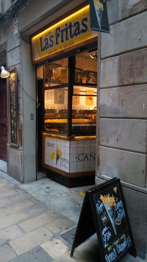 Entrance at Las Fritas in Barcelona