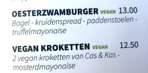 Two of the three vegan options. (and vegan brownie)  at Brownies & downieS in Zwolle