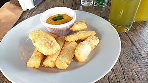 Yuquitas fritas at El Chino Vegano in Lima