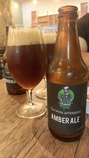 Cerveza artesanal at El Chino Vegano in Lima