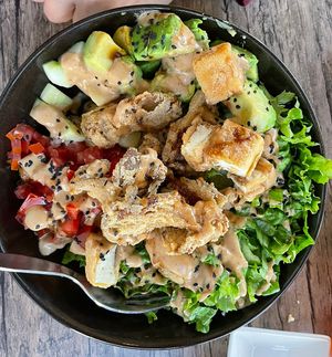 Poke Crispy    at El Chino Vegano in Lima