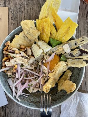 Ceviche carretillero   at El Chino Vegano in Lima