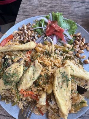 Arroz sin Mariscos  at El Chino Vegano in Lima