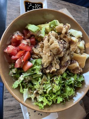 Poke Crispy  at El Chino Vegano in Lima