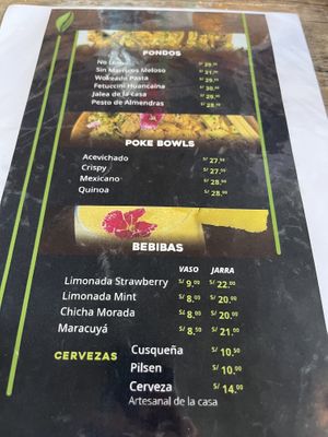 Carta p2  at El Chino Vegano in Lima