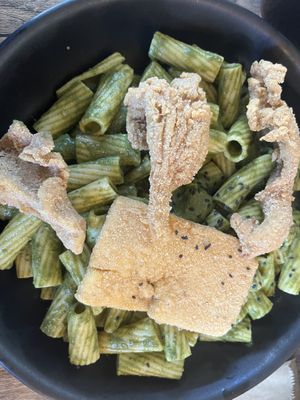 Pesto De almendras   at El Chino Vegano in Lima