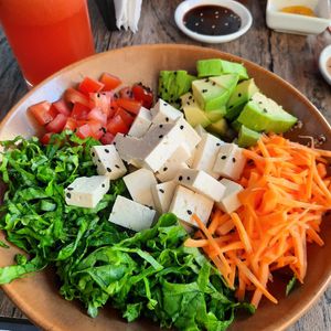 quinua bowl at El Chino Vegano in Lima