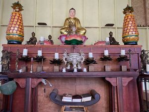 Please support the Buddhist Temple behind The Vegan Shop. The owner could not be more lovely!!!  at The Vegan Shop in Hilo